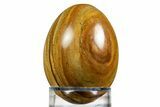 Polished Picture Stone (Jasper) Egg - South Africa #308788-1